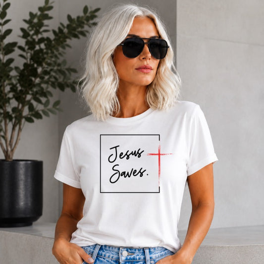 Jesus Saves - Unisex Tee