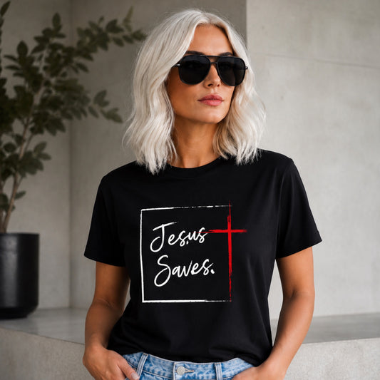 Jesus Saves - Unisex Tee